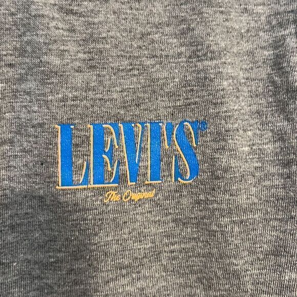 NWT Levi Gray Long Sleeved T-shirt, Size Youth Small - Picture 2 of 7